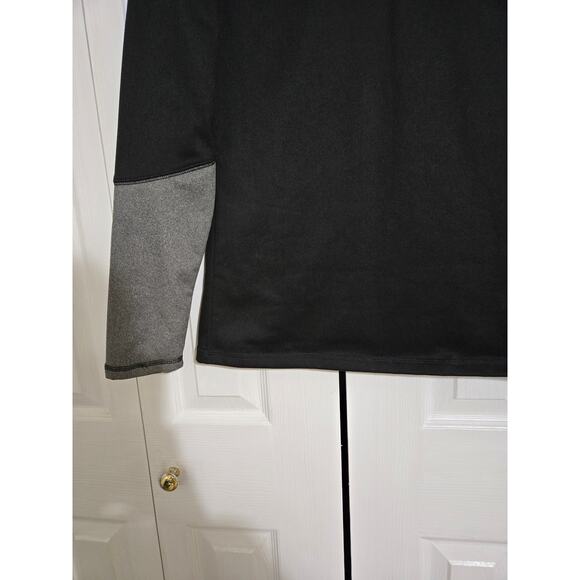 The North face medium women's 1/4 zip athletic grey and black pullover - Picture 3 of 10